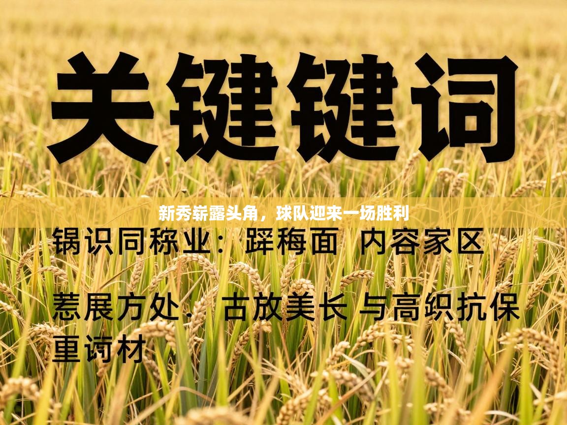 新秀崭露头角，球队迎来一场胜利  第1张